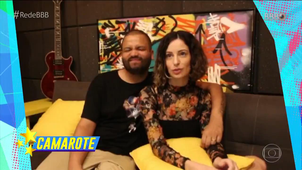 Projota em momentos de BBB 21 e músicas