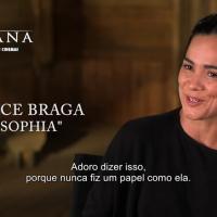 Atriz Alice Braga em entrevista
