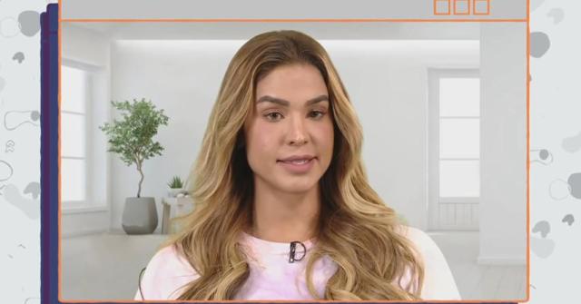 Kerline no primeiro paredão do BBB 21 (Foto: Reprodução/ YouTube)
