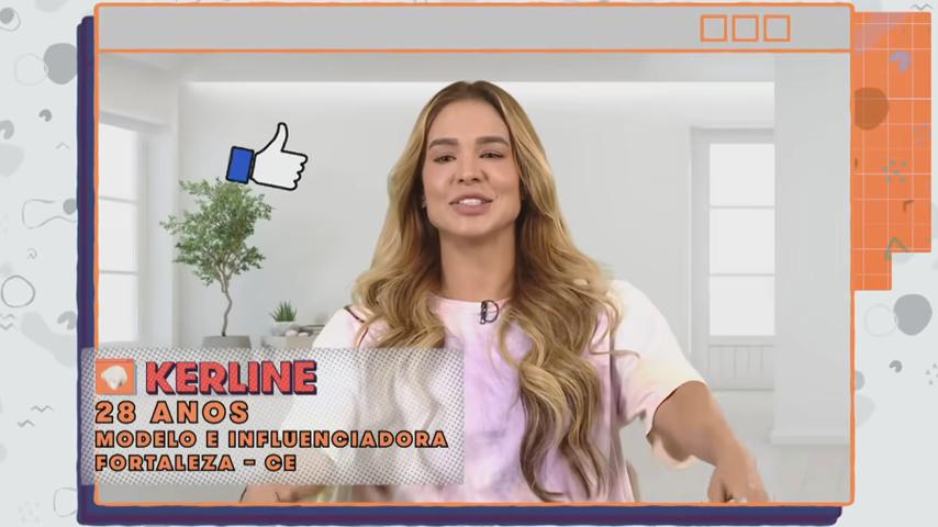 Kerline no primeiro paredão do BBB 21