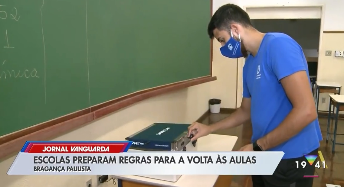 Escolas com produtos SanUV contra vírus