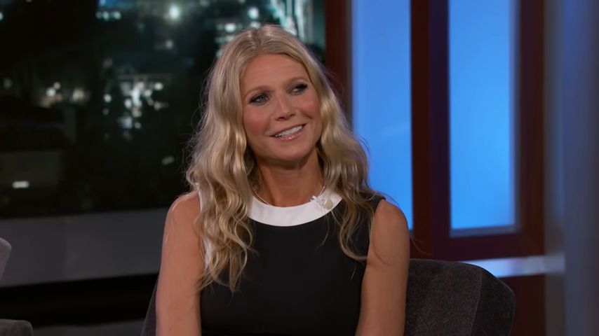 Gwyneth Paltrow em entrevista (Foto: Reprodução/ YouTube)