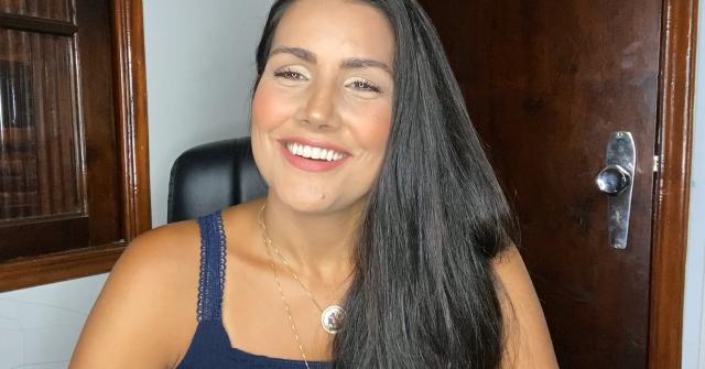 Ex-BBB Mariana Felício em entrevista a OsPaparazzi (Foto: OsPaparazzi/ Papa Vídeos)