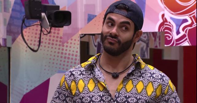 Rodolffo com cara engraçada no BBB 21 (Foto: Reprodução/ TV Globo)