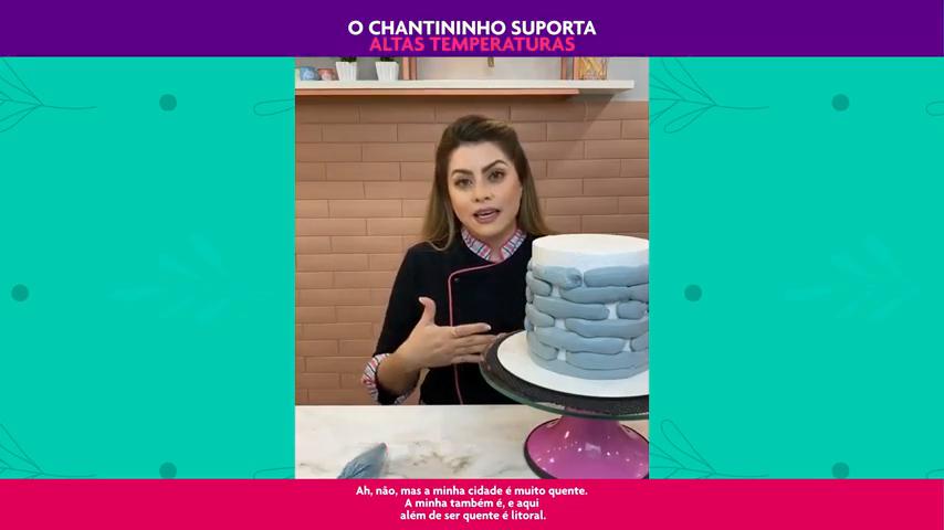 Hannah Barros, da La Dinda, em momento de receita