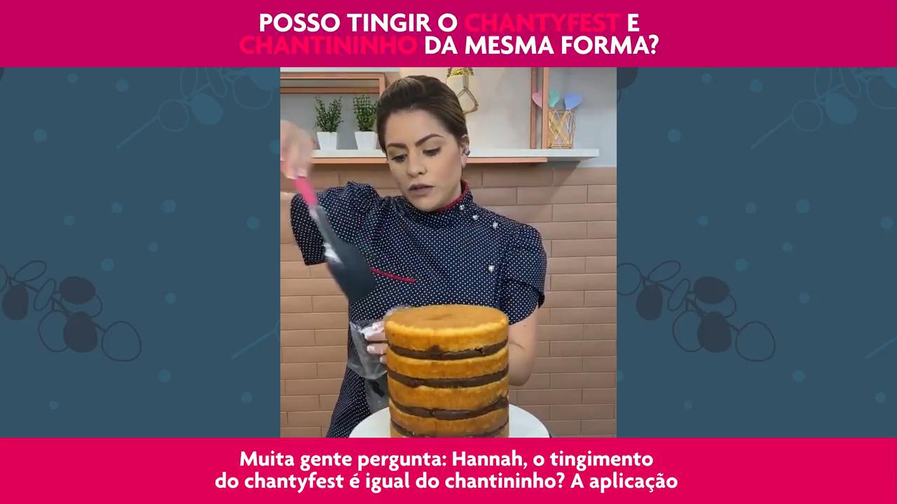 Hannah Barros, da La Dinda, em momento de receita