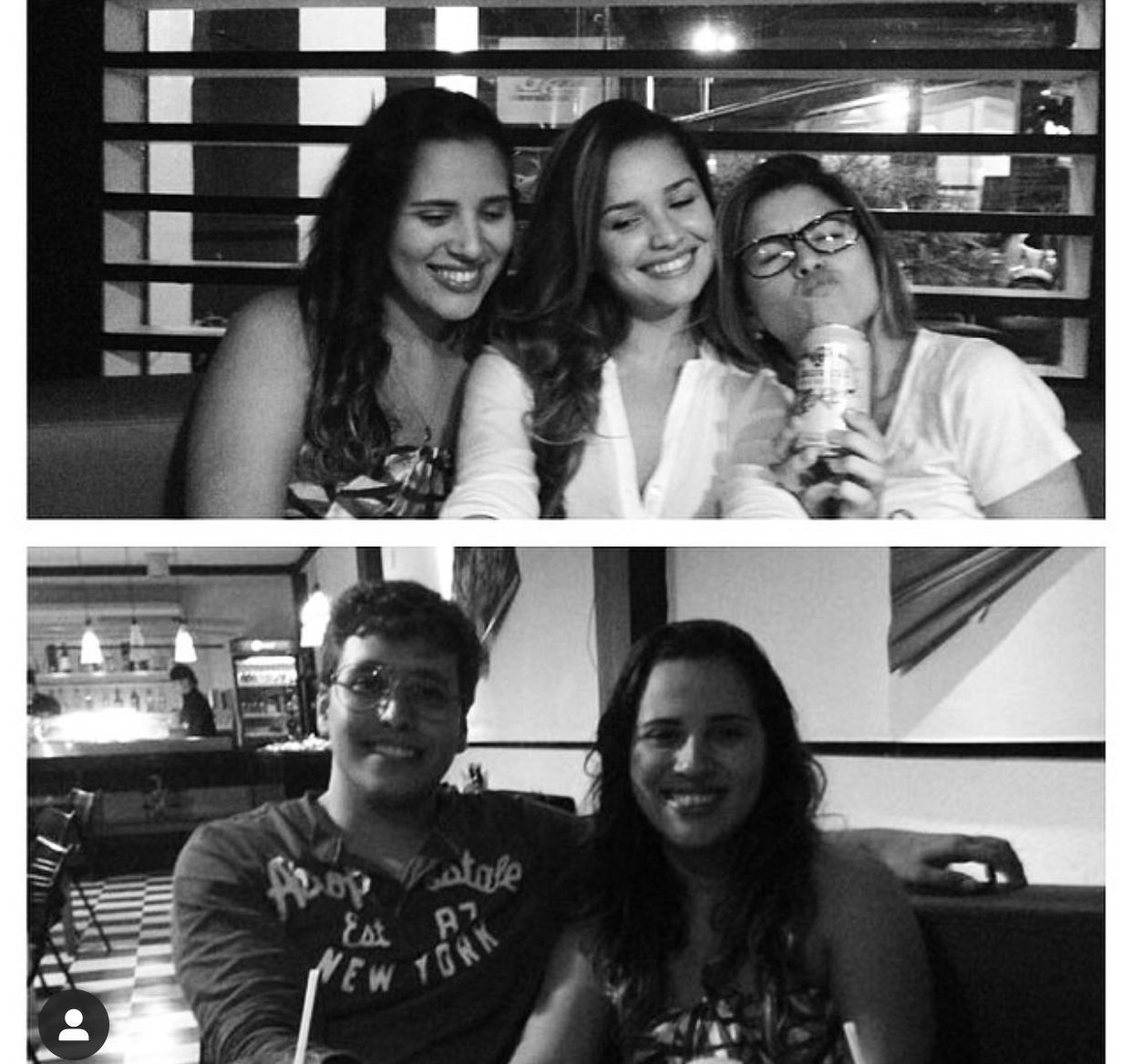 Juliette do BBB 21 e a amiga Hannah Barros. Momentos antes do BBB21