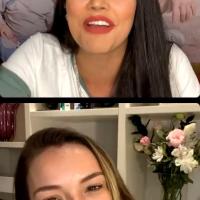 Regiane Alves no Sofá da Mari, com Mariana Felício no Instagram