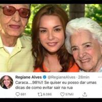 Regiane Alves em entrevista no YouTube