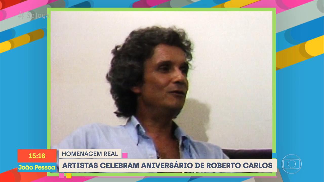 Homenagem para o Rei Roberto Carlos em momentos do início da carreira