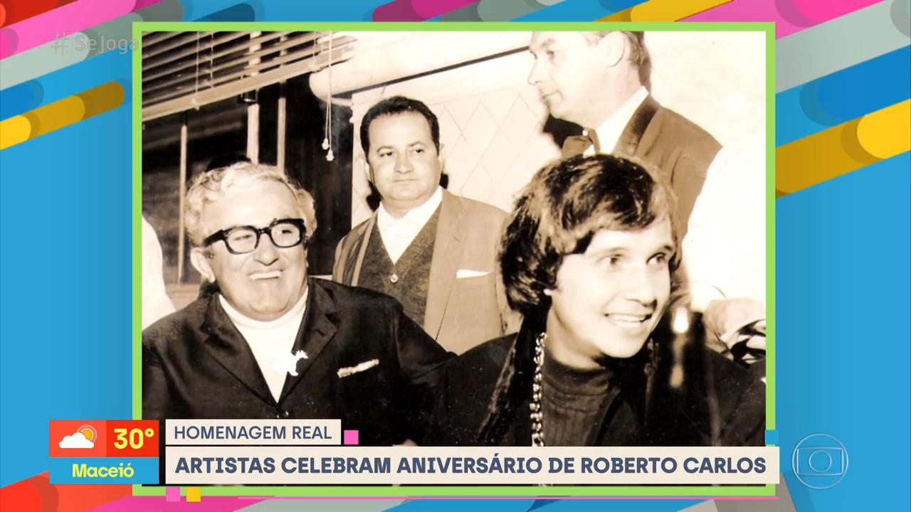 Homenagem para o Rei Roberto Carlos em momentos do início da carreira
