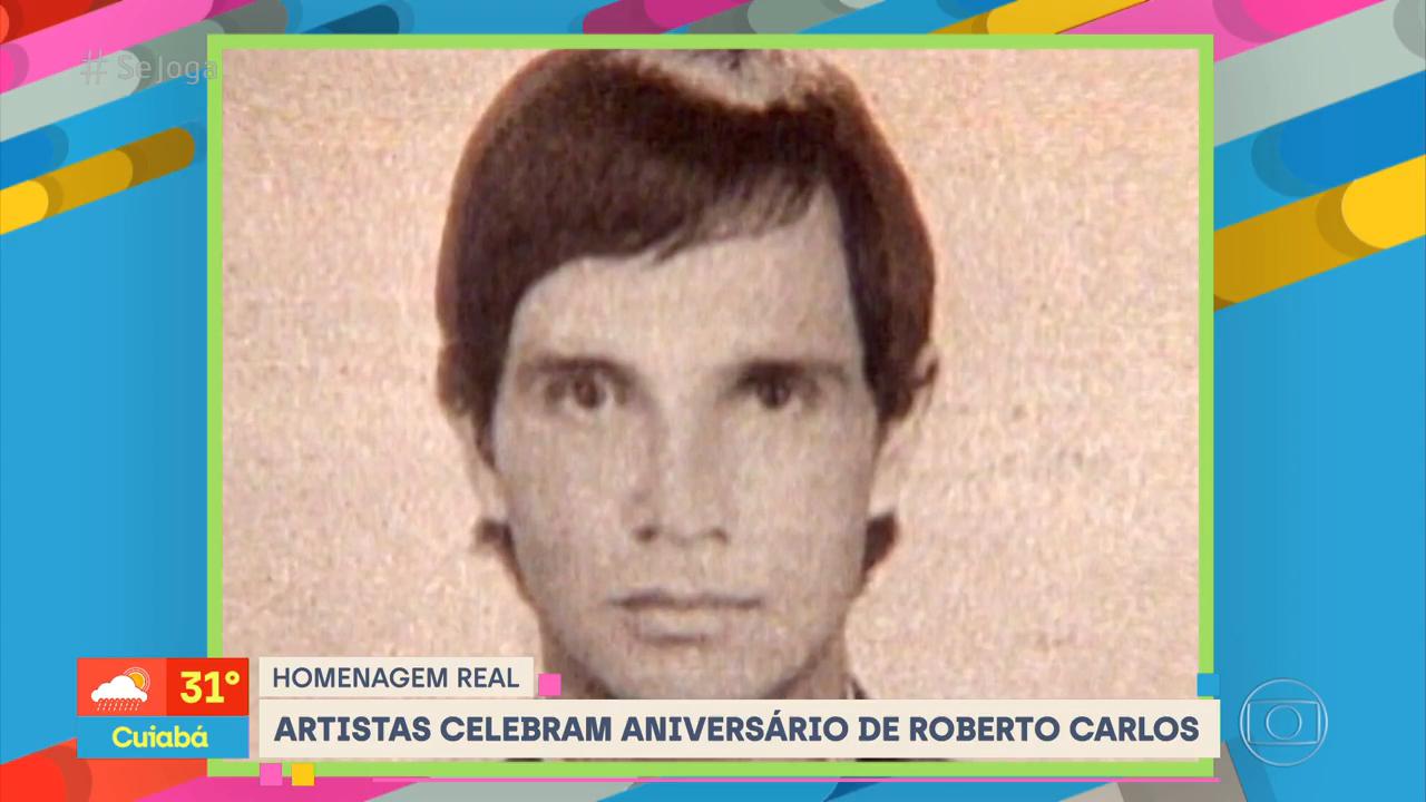 Homenagem para o Rei Roberto Carlos em momentos do início da carreira