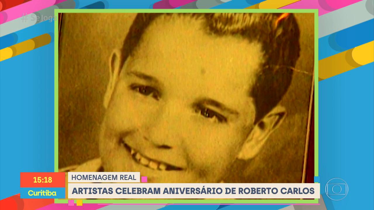 Homenagem para o Rei Roberto Carlos em momentos do início da carreira