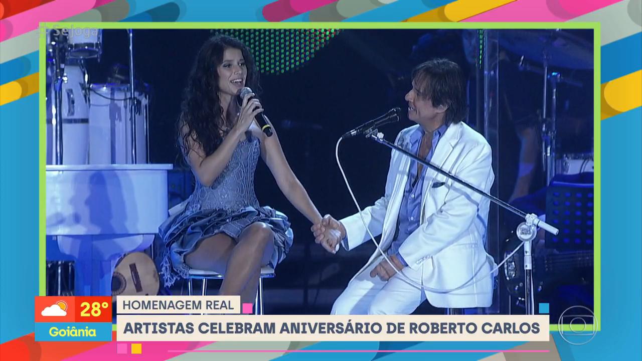 Homenagem para o Rei Roberto Carlos em momentos do início da carreira