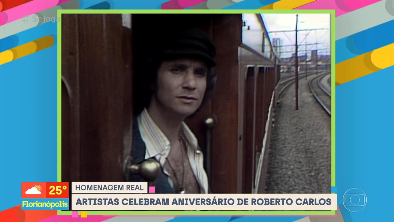 Homenagem para o Rei Roberto Carlos em momentos do início da carreira