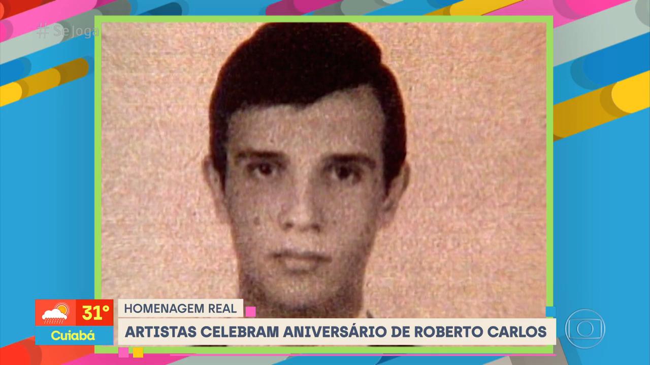 Homenagem para o Rei Roberto Carlos em momentos do início da carreira