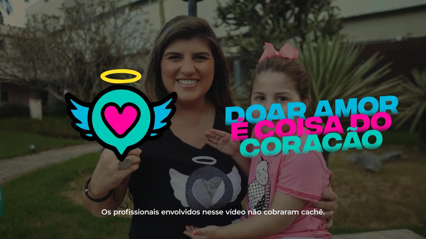 Ana Paula Torquetti e Michelle Sampaio na campanha do Asilo Santo Antônio