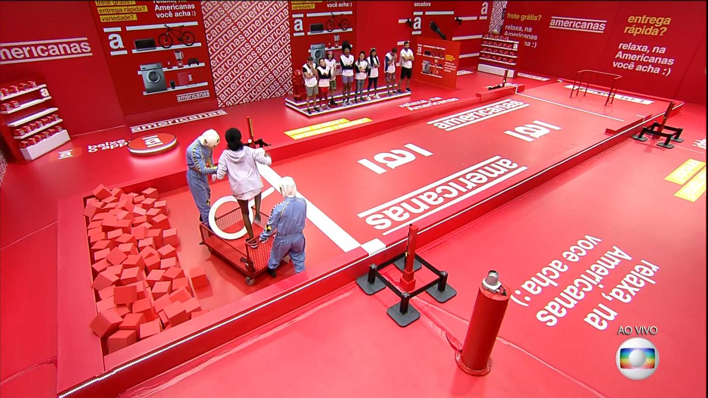 Ações comerciais e de merchandising do BBB 21. Propagandas na Prova do Líder e na Prova do Anjo