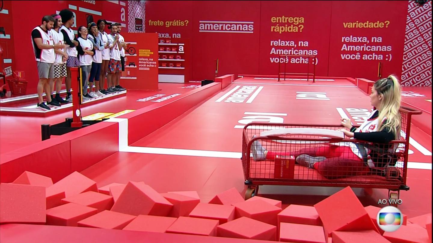Ações comerciais e de merchandising do BBB 21. Propagandas na Prova do Líder e na Prova do Anjo
