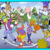 Cenas do desenho Doug Funnie, de Nickelodeon e Disney. Foi um sucesso nos anos 90