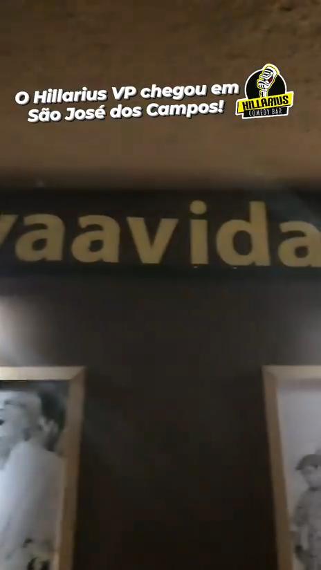 Tem Hillarius Comedy Bar em São José dos Campos SP