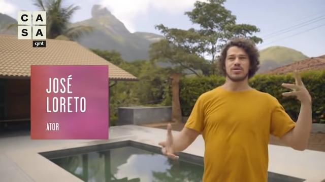 José Loreto em entrevista na GNT