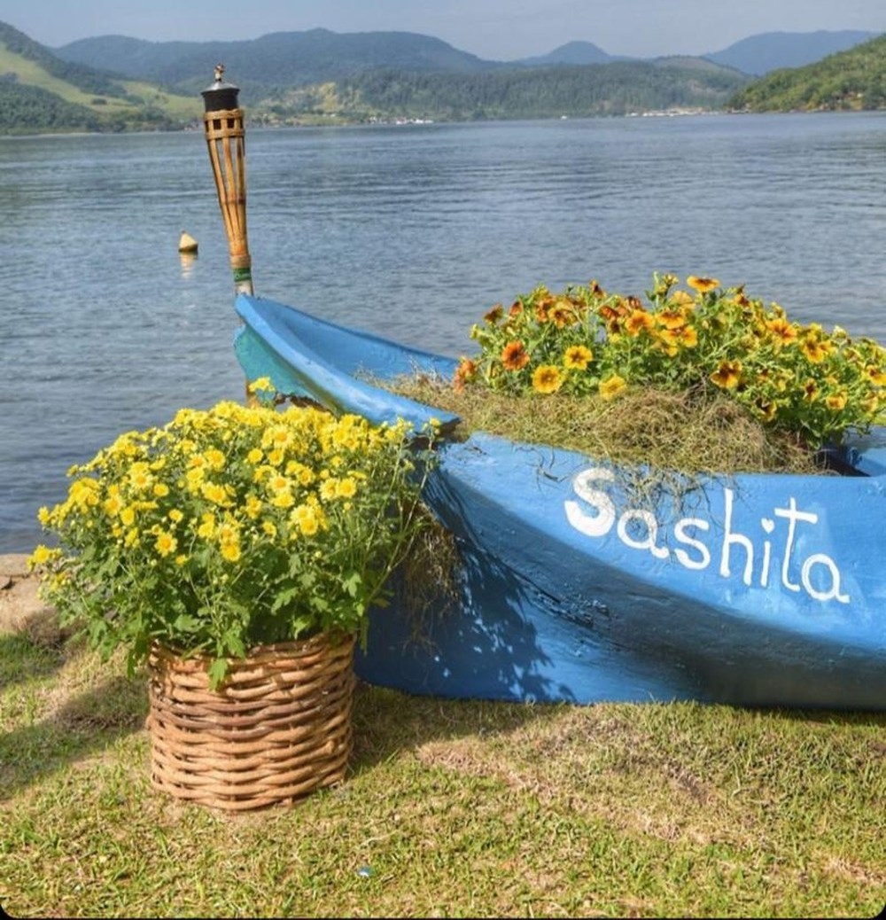 Angra dos Reis foi o palco do casamento de Sasha