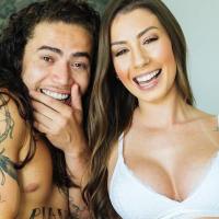 Whindersson Nunes e a esposa Maria Lina
