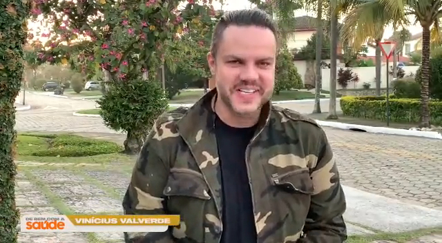 Vinicius Valverde na Band Vale com o De bem com a saúde - Farma Conde
