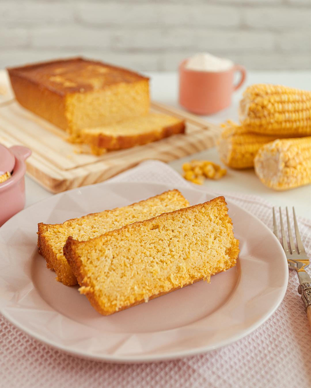 Bolo de milho cremoso da Hannah Barros