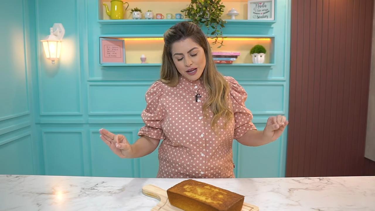 Bolo de milho cremoso da Hannah Barros
