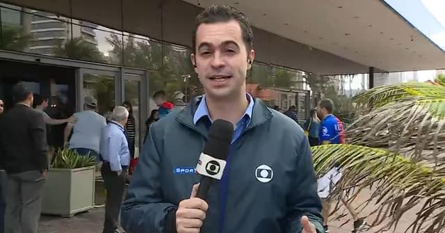 Jornalista esportivo Guilherme Pereira, repórter da TV Globo na Olimpíada (Foto: Reprodução/ YouTube)