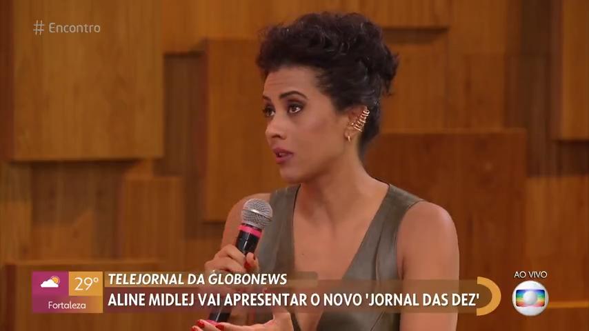 Aline Midlej em entrevista sobre biografia