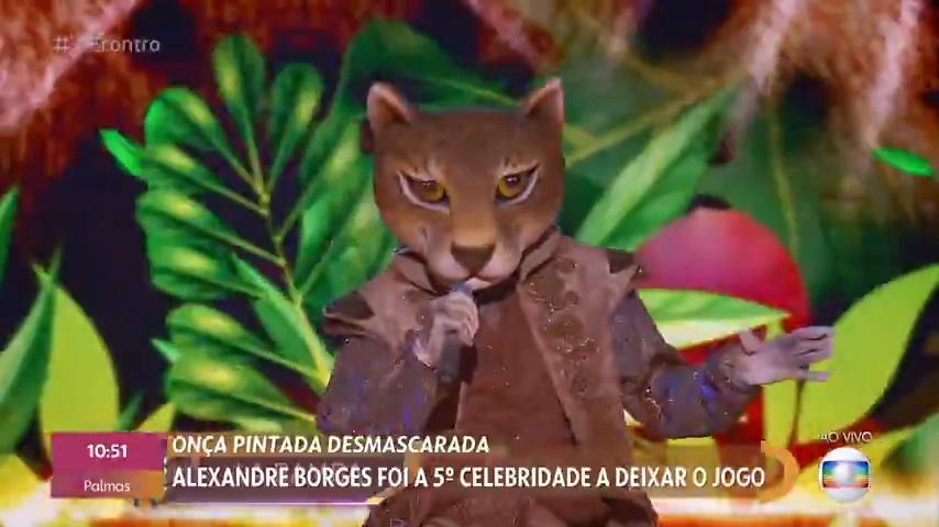 Ator Alexandre Borges em entrevista sobre o The Masked Singer Brasil