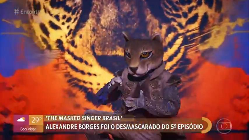 Ator Alexandre Borges em entrevista sobre o The Masked Singer Brasil