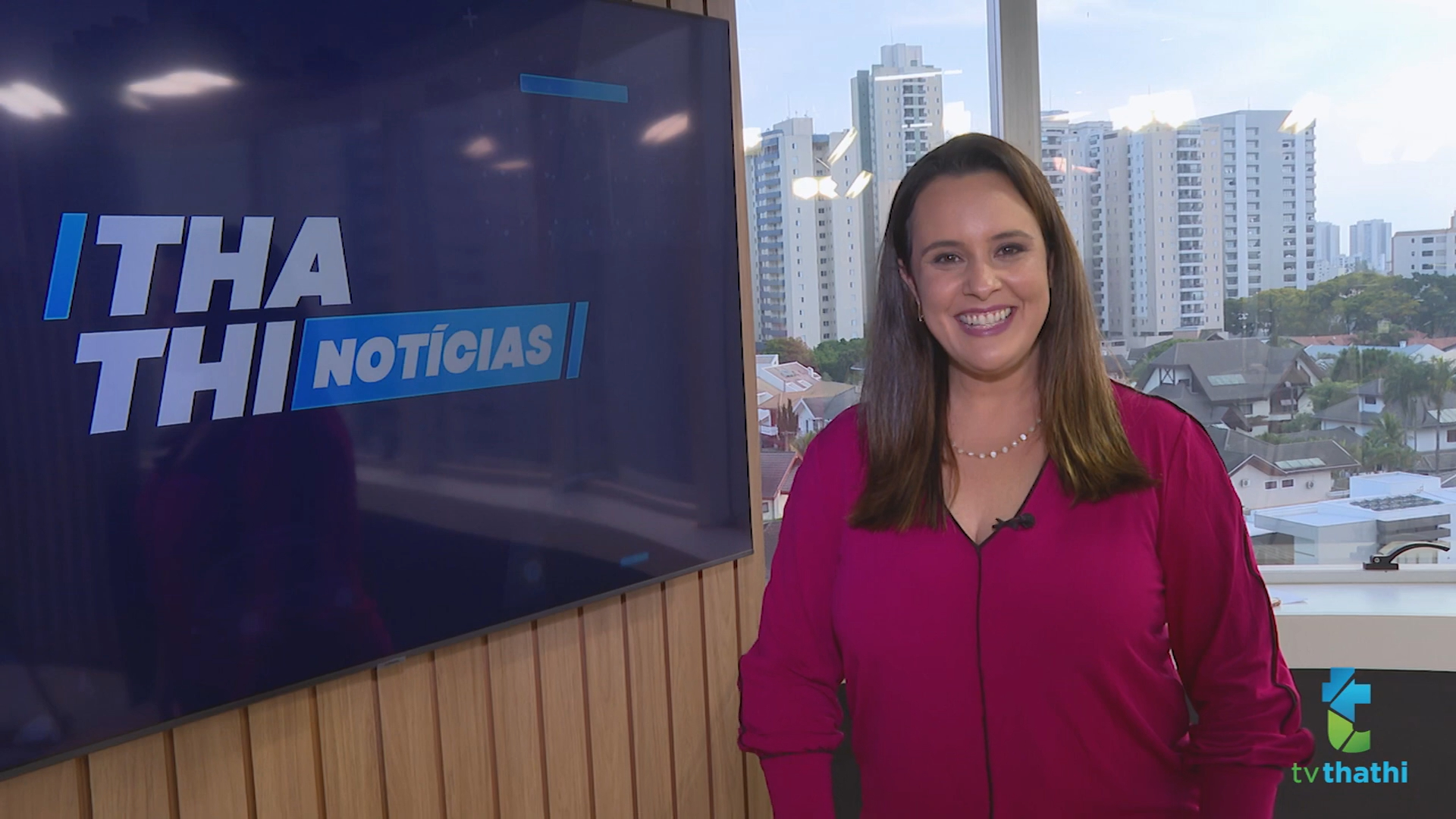 Marcela Mesquita na TV Thathi do SBT em São José dos Campos