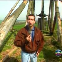 Biografia de César Tralli em momentos da carreira
