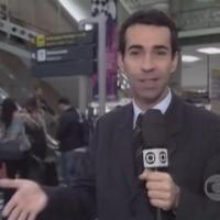 Biografia de César Tralli em momentos da carreira