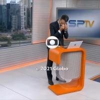 Biografia de César Tralli em momentos da carreira