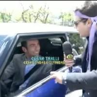 César Tralli andando de patins no Pânico