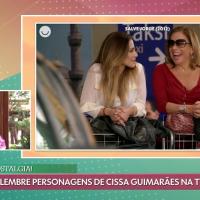 Momentos da biografia de Cissa Guimarães na Globo