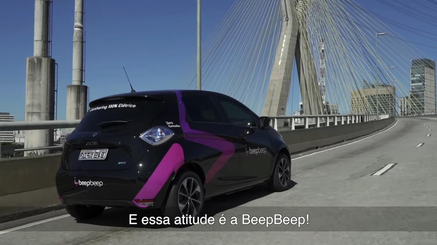 beepbeep carros elétricos em São José dos Campos e São Paulo