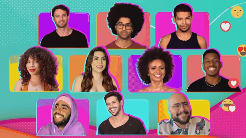 Participantes do Big Brother Brasil 22, o BBB 22 da Globo (Foto: Reprodução/ Globoplay BBB22)