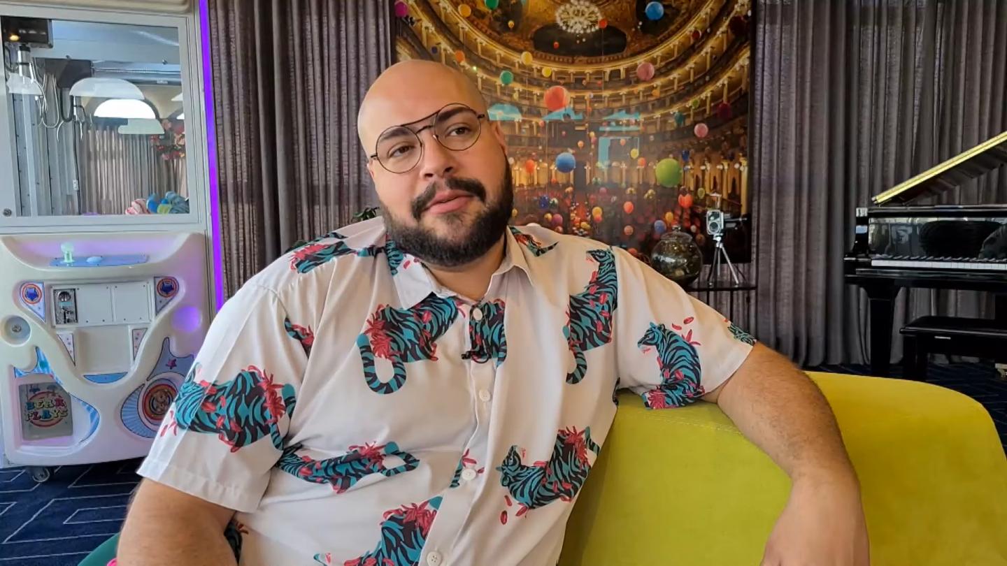 Tiago Abravanel no BBB 22 o Big Brother Brasil 2022 (Foto: Reprodução/ Globoplay BBB22)