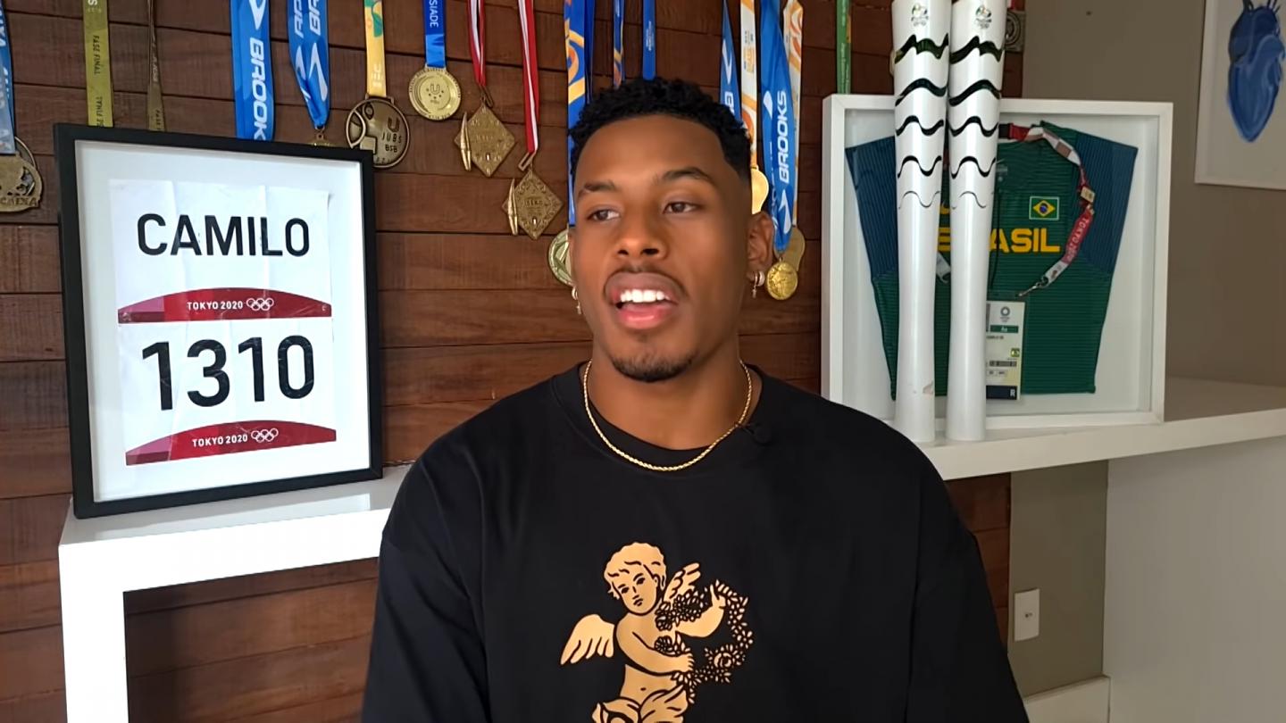 Atleta Paulo André de Oliveira no BBB 22 o Big Brother Brasil 2022 (Foto: Reprodução/ Globoplay BBB22)