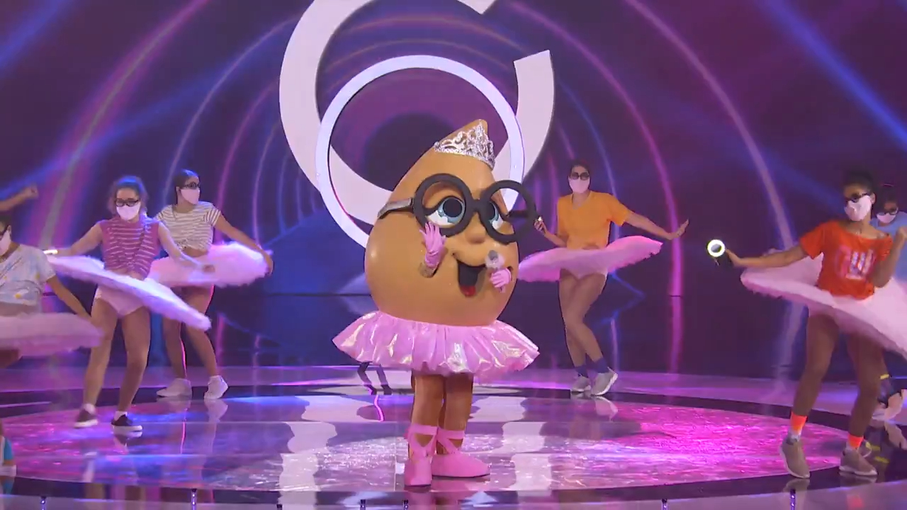 Coxinha no The Masked Singer 2022 (Foto: Reprodução/ Globoplay)
