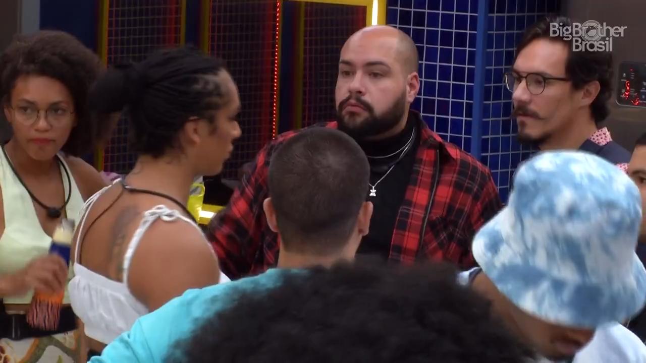 Tiago Abravanel quer BBB Bonzinho Paz e Amor. Inimigo do Entretenimento? (Foto: Reprodução/ Globoplay BBB22)