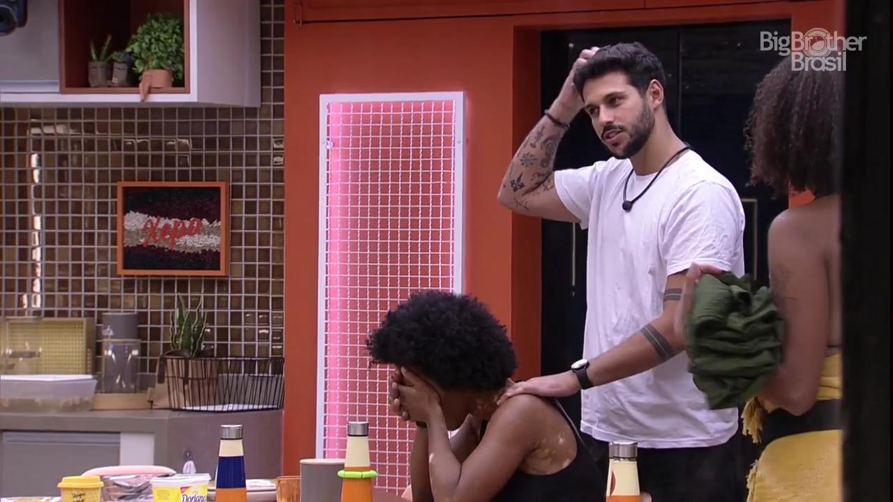 Jessilane, Natália e Rodrigo no Paredão do BBB 22