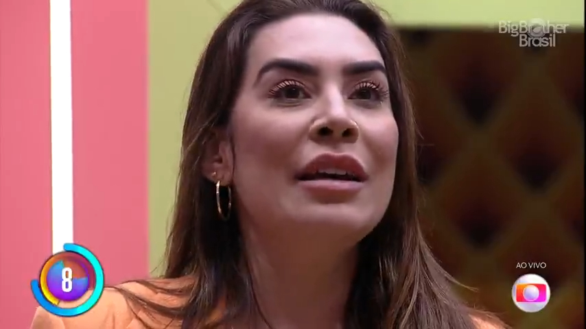 Naiara Azevedo no Paredão do BBB 22 (Foto: Reprodução/ Globoplay BBB22)