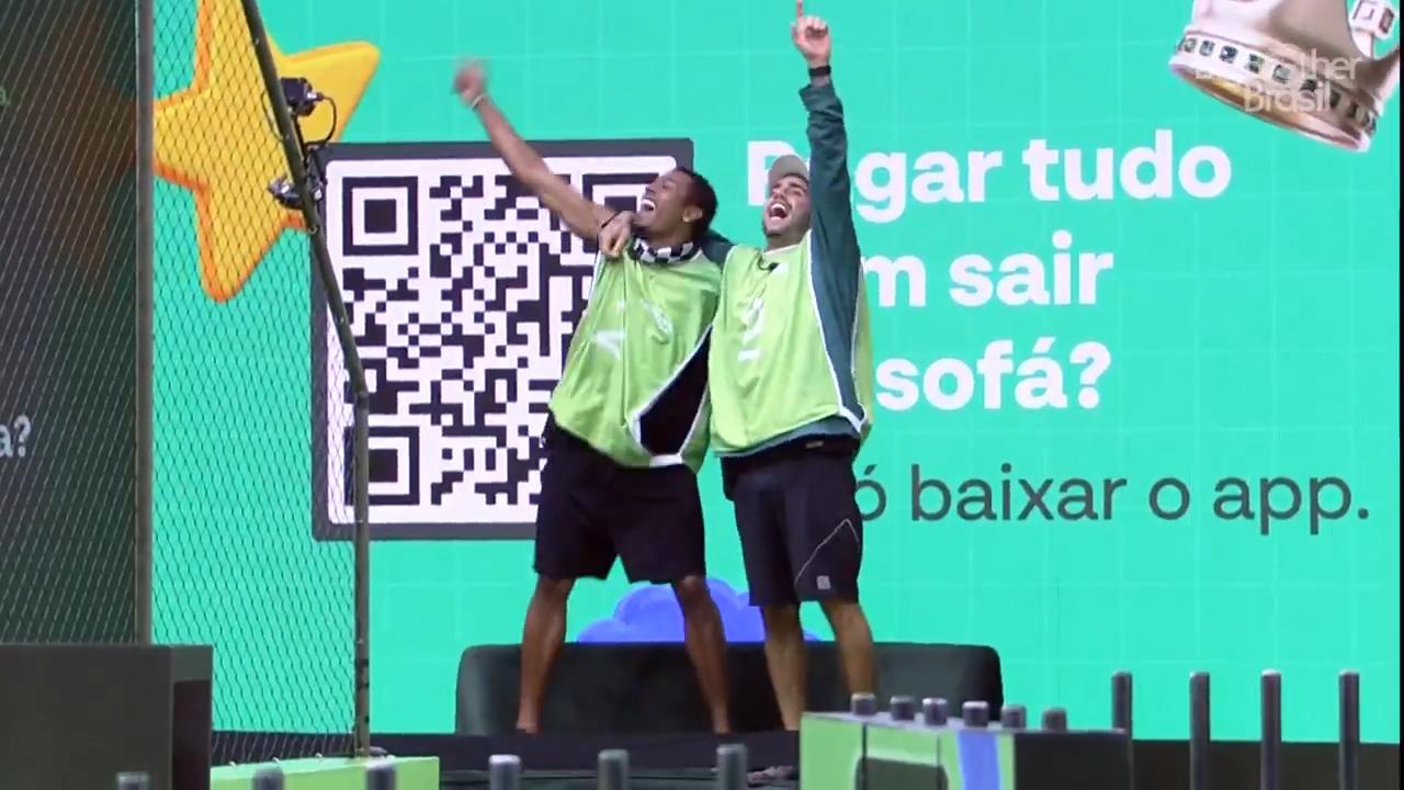 Paulo André e Pedro Scooby vencem Prova do Líder do BBB 22